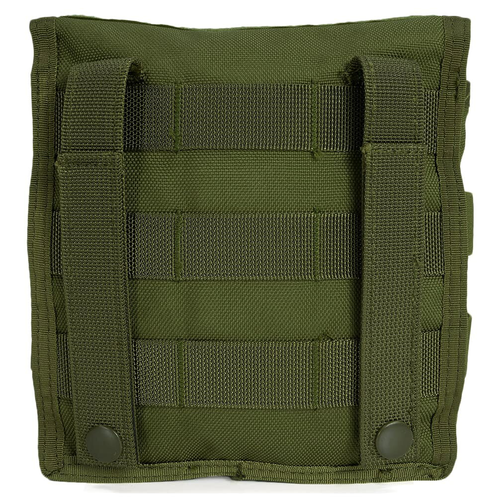 ミリタリーショップ レプマートのアドミンポーチ MOLLE対応 ベルクロ付き [ オリーブドラブ ] admin pouch ポーチ ミリタリーポーチ タクティカルポーチ ソフトケース 収納 サバゲー装備 小物ポーチ ユーティリティポーチ マルチポーチ アクセサリーポーチ サブポーチ ギアポーチ モジュラーポーチ｜アングル3