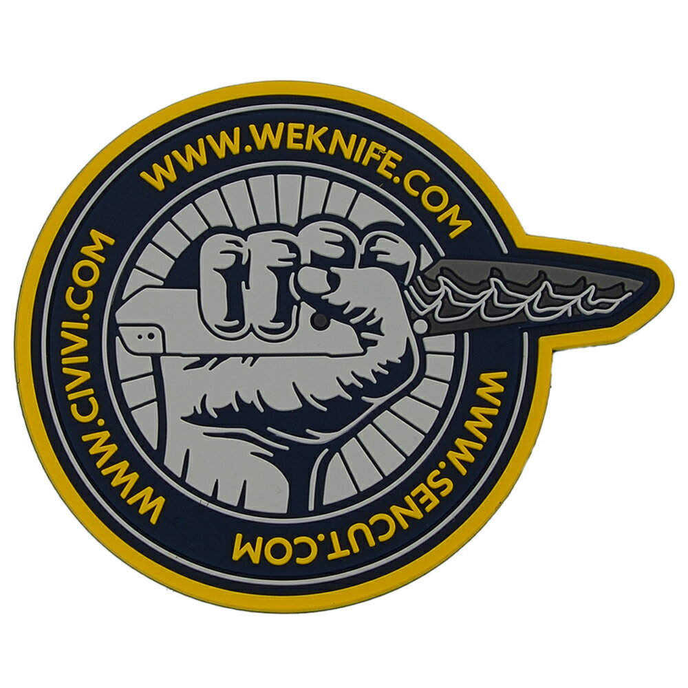 WE Knife Company パッチ ベルクロ式 WEPATCH2 ベルクロ ミリタリーワッペン ミリタリーパッチ アップ..