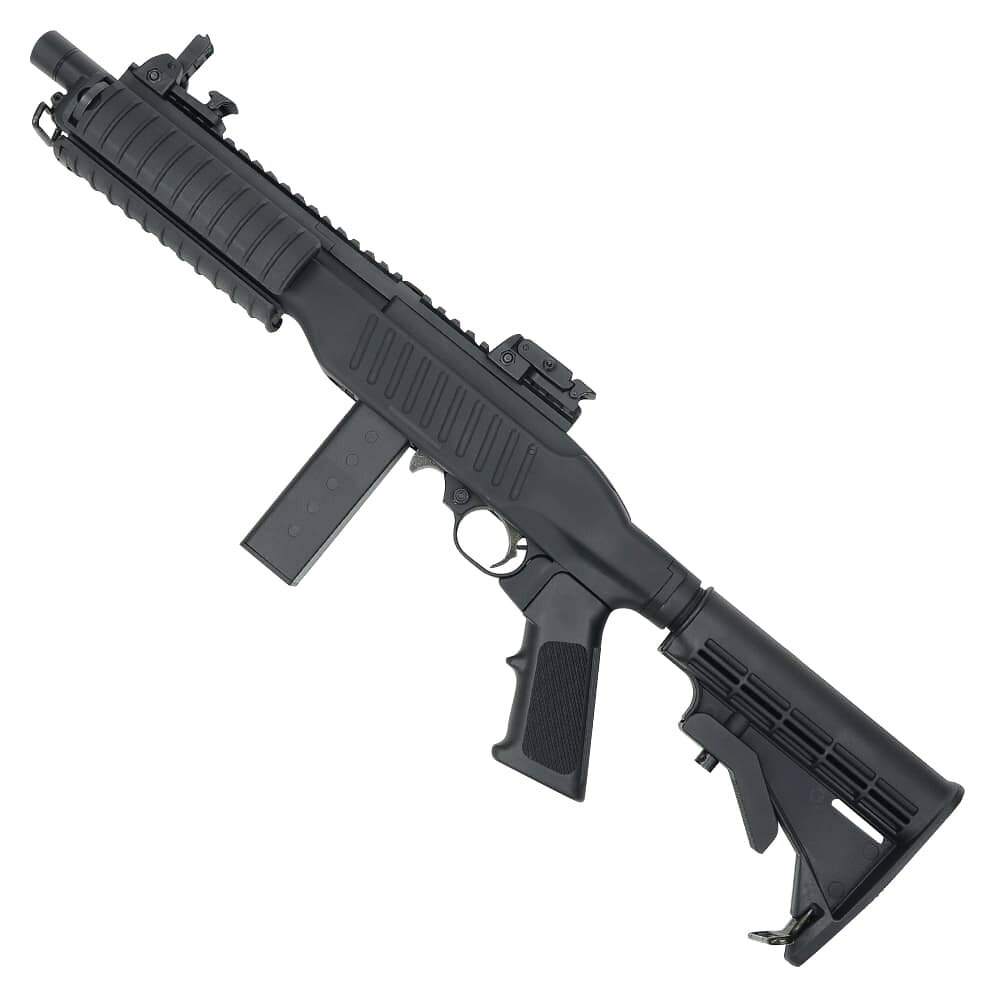 KJワークス KC02シリーズ 軽いボルトで打ちやすいガスガンの、短縮モデル米国の銃器メーカー、Sturm Ruger（スターム・ルガー）社のベストセラー.22LR口径ライフル、10/22を台湾のエアソフトメーカー、KJ WORKSがモデルアップしたKC02シリーズ 、HAWK EYE V2 Shorty （ホークアイ ショーティー）KG03です。こちらは日本国内向けに内部メカに改修した、JPバージョン。Ruger 10/22をベースにしつつ、4面レール搭載のハンドガードやM4タイプのストック、ピストルグリップなどタクティカルなカスタムが施されています。トップレールにはフリップアップ式のアイアンサイトを備えているので、スコープやドットサイト使用時にも邪魔になりません。また、ホップアップダイヤルがトップレール上部にあるので調整も容易です。アウターバレルは14mm逆ネジ仕様になっているので、サプレッサーやトレーサーなどの各種マズルアクセサリーを取り付けOK。外装は樹脂製で、ストックパイプやバレルなど一部のパーツにのみ金属が使われています。付属のロングマガジンの装弾数は28発で、パワーソースは国内で一般的なHFC-134aガスなどで作動します。※製品の仕様、外観はメーカーより予告なく変更されますので、気になる点や、詳細はメールで別途お問合わせください。PC・モニタの環境で色が実物と多少異なる場合があります。布製品などは個体差があり、寸法に誤差が多少ありますので、ご了承くださいませ。ガスガンの詳細サイズ約64cm〜73cm重量約2515g （マガジン込み）約2100g （マガジン無し）素材プラスチック、亜鉛合金装弾数30発発射方式ガスブローバック HFC134a/HFC152a （動力源）ホップアップダイヤル式可変ホップアップ対象年齢18歳以上生産国台湾[1125][d06141111111311250000] ガスライフル銃 ガス式ライフル銃 ガス動作ライフル銃 自動ガス式ライフル銃 ガスカービン銃 ガス式カービン銃 エアソフトガン エアーソフトガン トイガン おもちゃ銃 遊戯銃 玩具銃 レプマート repmart 激安通販 激安販売エアガン・パーツ ＞ エアソフトガン ＞ ガスガン ＞ ガスライフル新着アイテム ＞ 新着アイテム 2026年 ＞ 7月 新入荷[KJワークス]エアガン パーツ [エアソフトガン/ガスガン/ガスライフル]【KJ WORKS ガスブローバック HAWK EYE V2 ホークアイ ショーティー KG03】米国の銃器メーカー、Sturm Ruger（スターム・ルガー）社のベストセラー.22LR口径ライフル、10/22を台湾のエアソフトメーカー、KJ WORKSがモデルアップしたKC02シリーズ 、HAWK EYE V2 Shorty （ホークアイ ショーティー）KG03です。こちらは日本国内向けに内部メカに改修した、JPバージョン。Ruger 10/22をベースにしつつ、4面レール搭載のハンドガードやM4タイプのストック、ピストルグリップなどタクティカルなカスタムが施されています。トップレールにはフリップアップ式のアイアンサイトを備えているので、スコープやドットサイト使用時にも邪魔になりません。また、ホップアップダイヤルがトップレール上部にあるので調整も容易です。アウターバレルは14mm逆ネジ仕様になっているので、サプレッサーやトレーサーなどの各種マズルアクセサリーを取り付けOK。外装は樹脂製で、ストックパイプやバレルなど一部のパーツにのみ金属が使われています。付属のロングマガジンの装弾数は28発で、パワーソースは国内で一般的なHFC-134aガスなどで作動します。エアガン・パーツ ＞ エアソフトガン ＞ ガスガン ＞ ガスライフル新着アイテム ＞ 新着アイテム 2026年 ＞ 7月 新入荷KJ WORKS ガスブローバック HAWK EYE V2 ルガー ホークアイ STD KG02KJ WORKS ホークアイ タクティカルショーティー FAB Defenseカスタム UASKJ WORKS ホークアイ タクティカルショーティー FAB Defenseカスタム GLRG&G ARMAMENT ガスガン LevAR 7 レバーアクション式 GAS-LVR-007-BNB-ECM離島・一部地域への大型商品の配送は、配送料見積もりとなります。&nbsp;
