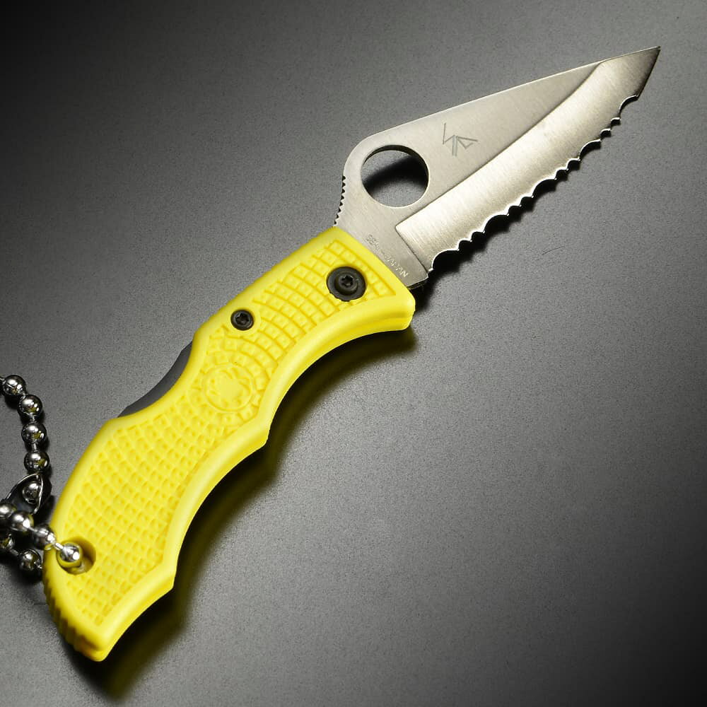 SPYDERCO 折りたたみナイフ LYLS3 てんとう虫 ソルト 波刃 スパイダルコ H1防錆鋼 折り畳みナイフ フォルダー フォールディングナイフ フルセレーション レディバグ3 折り畳み式ナイフ 折りたたみ式ナイフ通販格安セール情報 楽天 通販