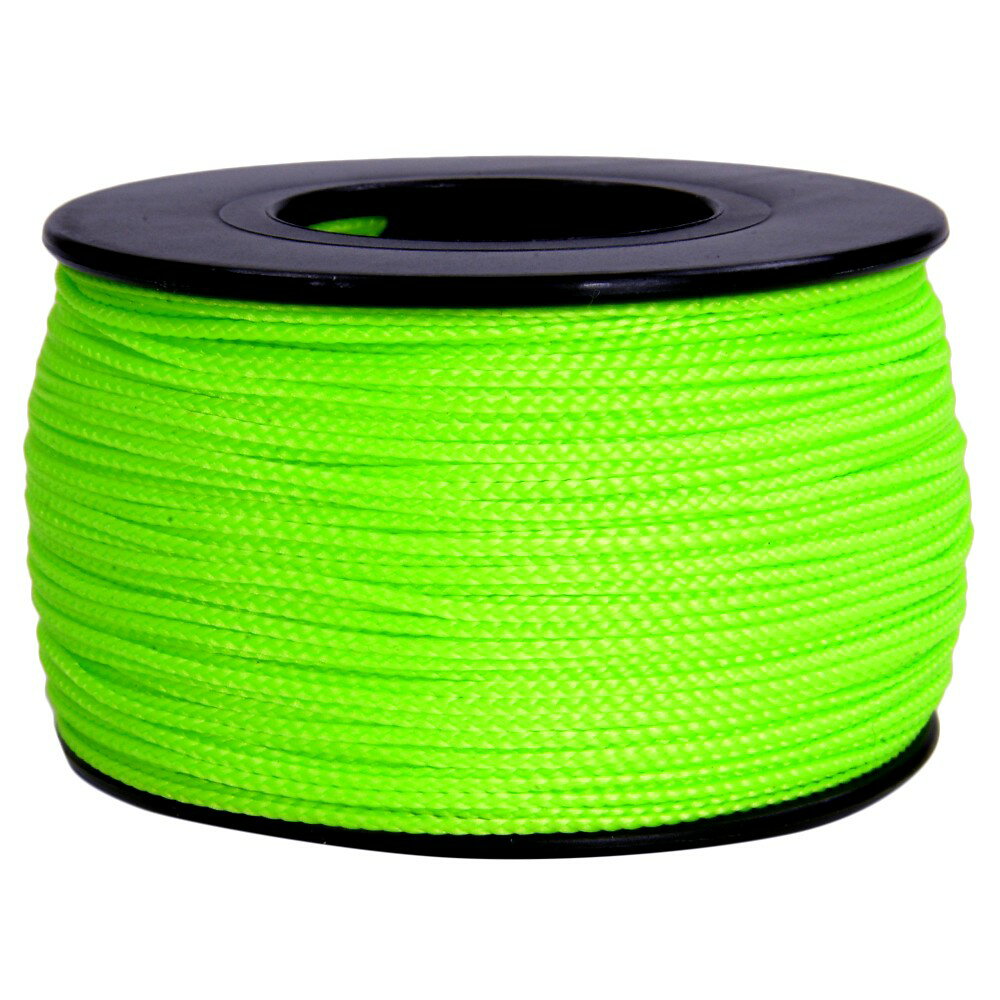 ATWOOD ROPE ナノコード 0.75mm ネオングリーン アトウッドロープ ARM Nano cord Neon Green 蛍光 緑 紐 災害 緊急 極細 ナイロン ポリエステル ナイロンコード ひも 糸 いと