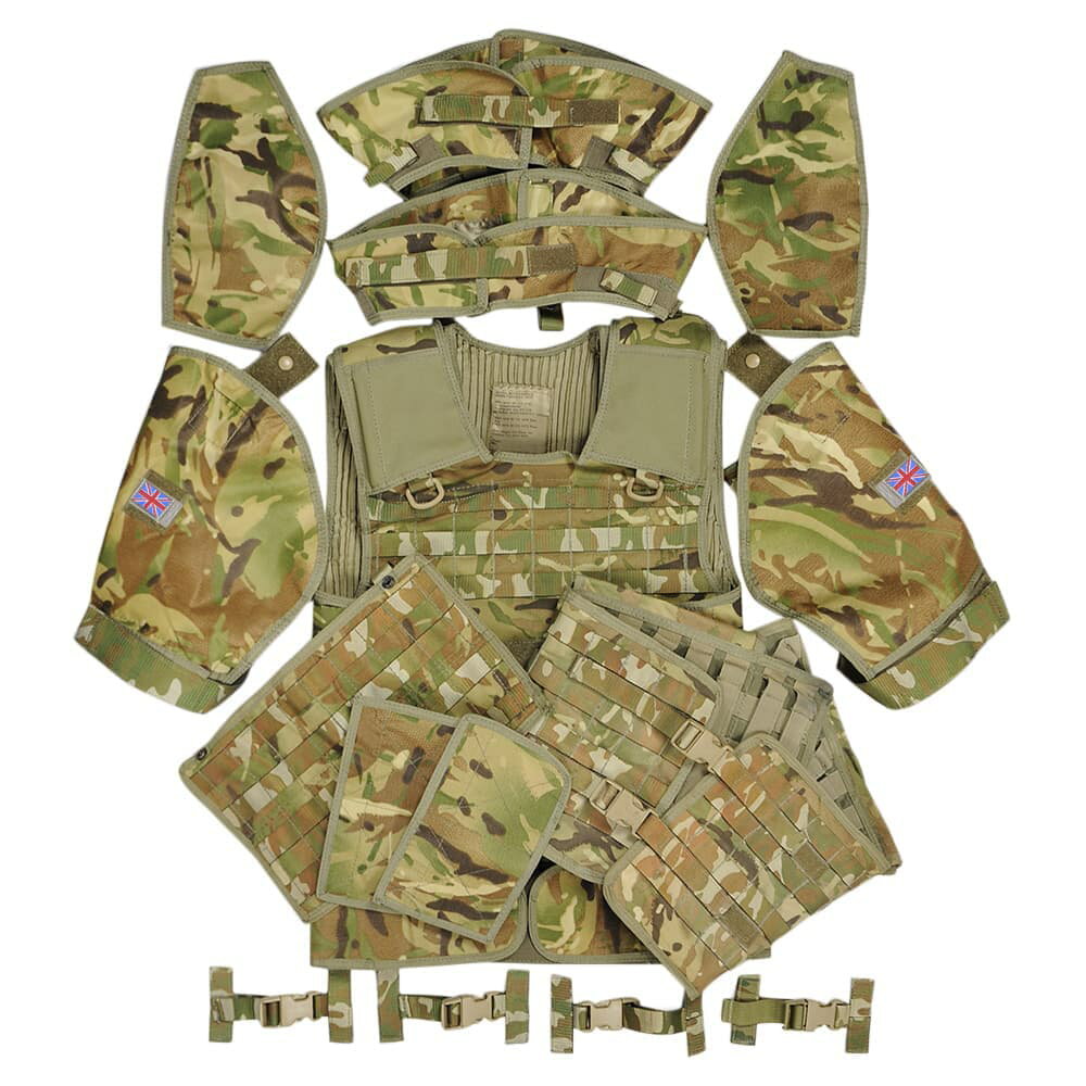 イギリス軍放出品 オスプレイ ASSAULT ボディアーマーセット MTP迷彩 [ パッチなし ] OSPREY アサルト プレートキャリア ミリタリー サバゲー 装備品 プレキャリ プレートキャリアー 防弾プレートキャリア ミリタリーサープラス ミリタリーグッズ