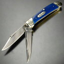 Rough Ryder 折りたたみナイフ Copperhead 青 スムースボーン RR2288 ラフライダー トラッパーナイフ スリップジョイント式