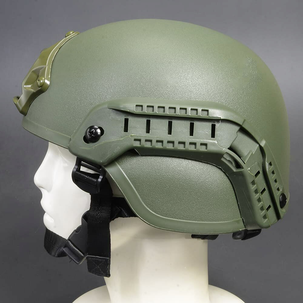 WoSporT タクティカルヘルメット MICH2000タイプ OD色 HL-27-OD ミリタリーヘルメ...