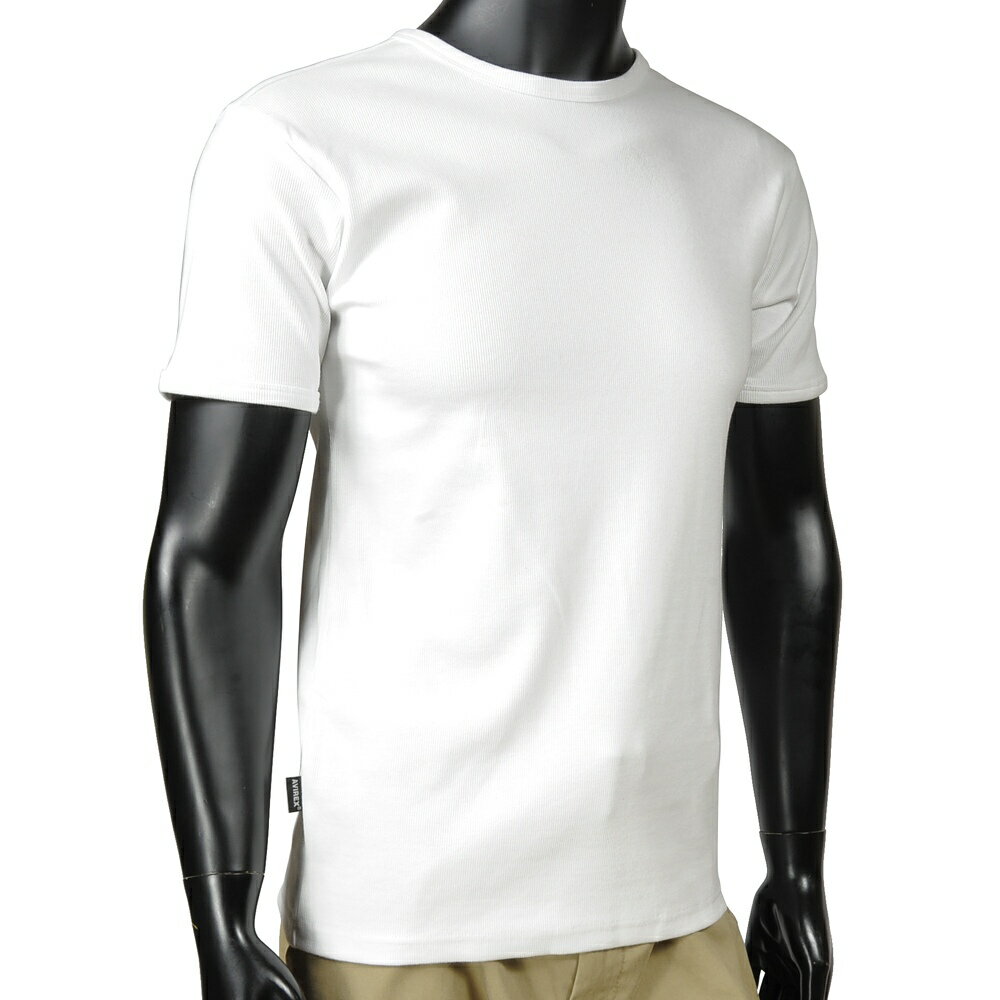 AVIREX Tシャツ 半袖 クルーネック 無地 デイリー [ ホワイト / Mサイズ ] アヴィレックス アビレックス 6143502 メンズTシャツ 半そで デザイン スポーツ ミリタリーTシャツ ミリタリーシャツ