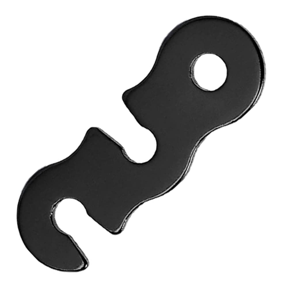 ロープストッパー 自在金具 コードスライダー [ ブラック ] 留め具 ガイラインライナー ストッパー ロープ固定 アウトドア キャンプ テント タープ ロープタイトナー