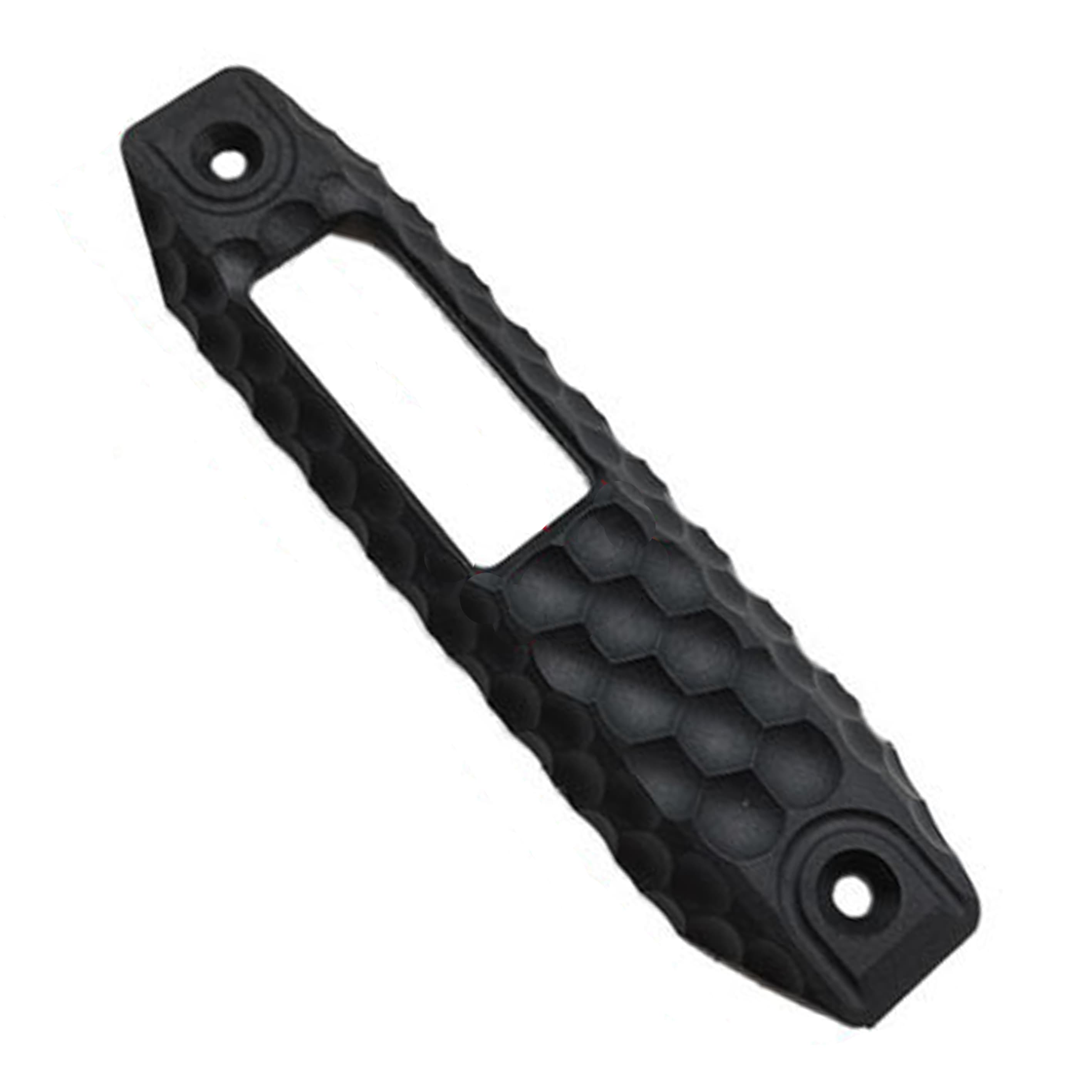 ミリタリーショップ レプマートのレールパネル M-LOK & KEY規格対応 XOS レールパネル 1スロット穴 [ ブラック / 小 ] レールカバー レールガード レールプロテクター レイルプロテクター レイルシールド レイルパネル ハンドガードパネル 保護カバー ピカティニーレール ピカティニーレイル 拡張用｜アングル2