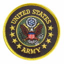 Rothco ミリタリーワッペン 1589 アメリカ陸軍 U.S.ARMY 熱圧着式 | ミリタリーミリタリーパッチ アップリケ 記章 徽章 襟章 肩章 胸章 ...
