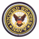 Rothco ミリタリーワッペン 1590 アメリカ海軍 U.S.NAVY 熱圧着式 ミリタリーミリタリーパッチ アップリケ 記章 徽章 襟章 肩章 胸章 階級章 ミリタリーパッチ スリーブバッジ