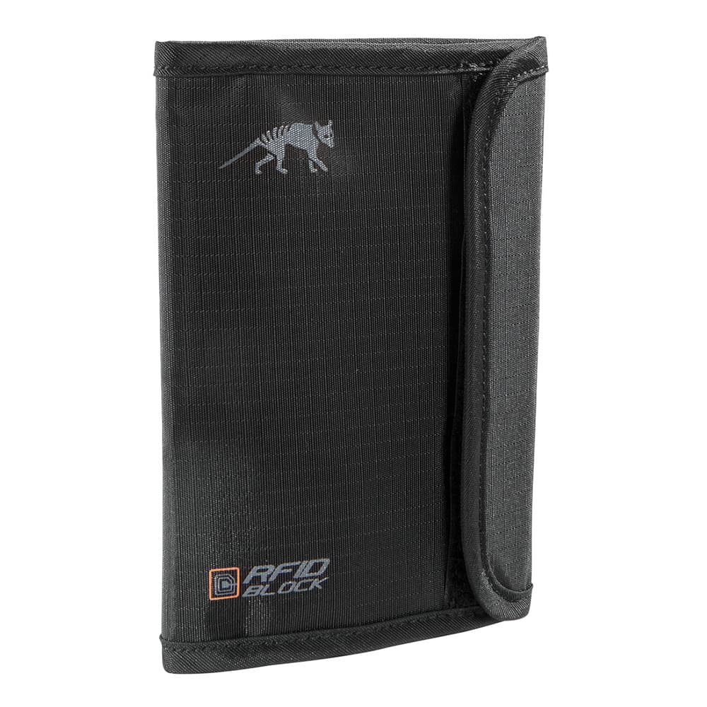 Tasmanian Tiger パスポートホルダー RFIDブロック機能 スキミング防止 リップストップ [ ブラック ] ..