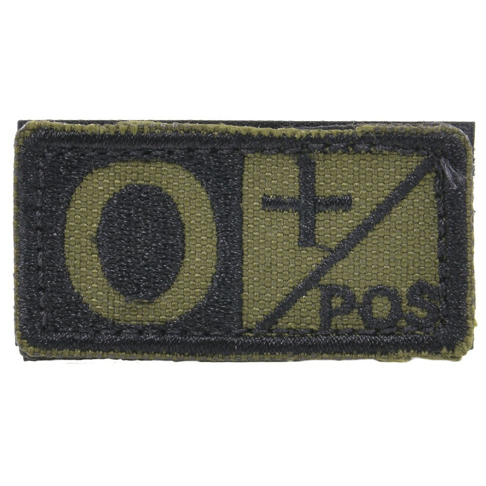 CONDOR 血液型パッチ 229 ベルクロタイプ [ オリーブドラブ / O+ ] ワッペン パッチ 刺繍 エンブレム