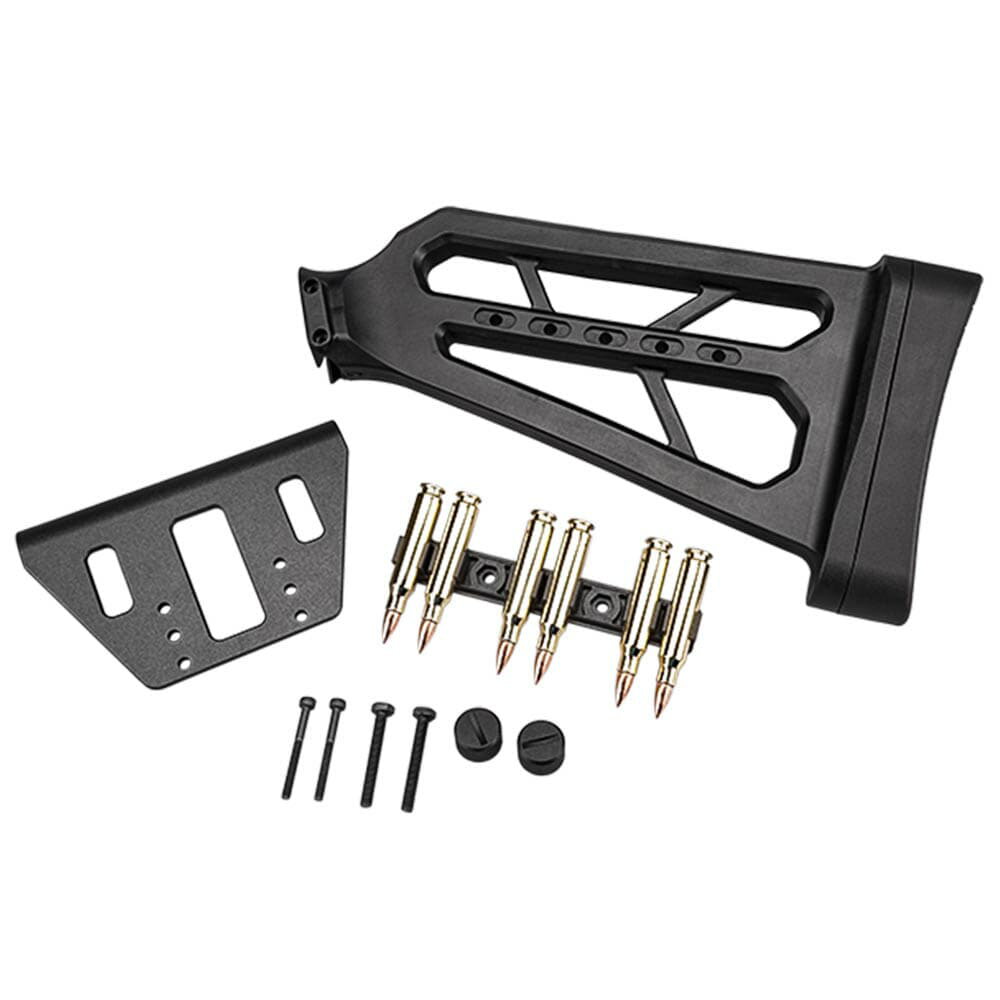 G&G ARMAMENT ストック LevAR Stock Black 20mmレール対応 G-05-069 樹脂製ストック 樹脂製銃床 樹脂ス..