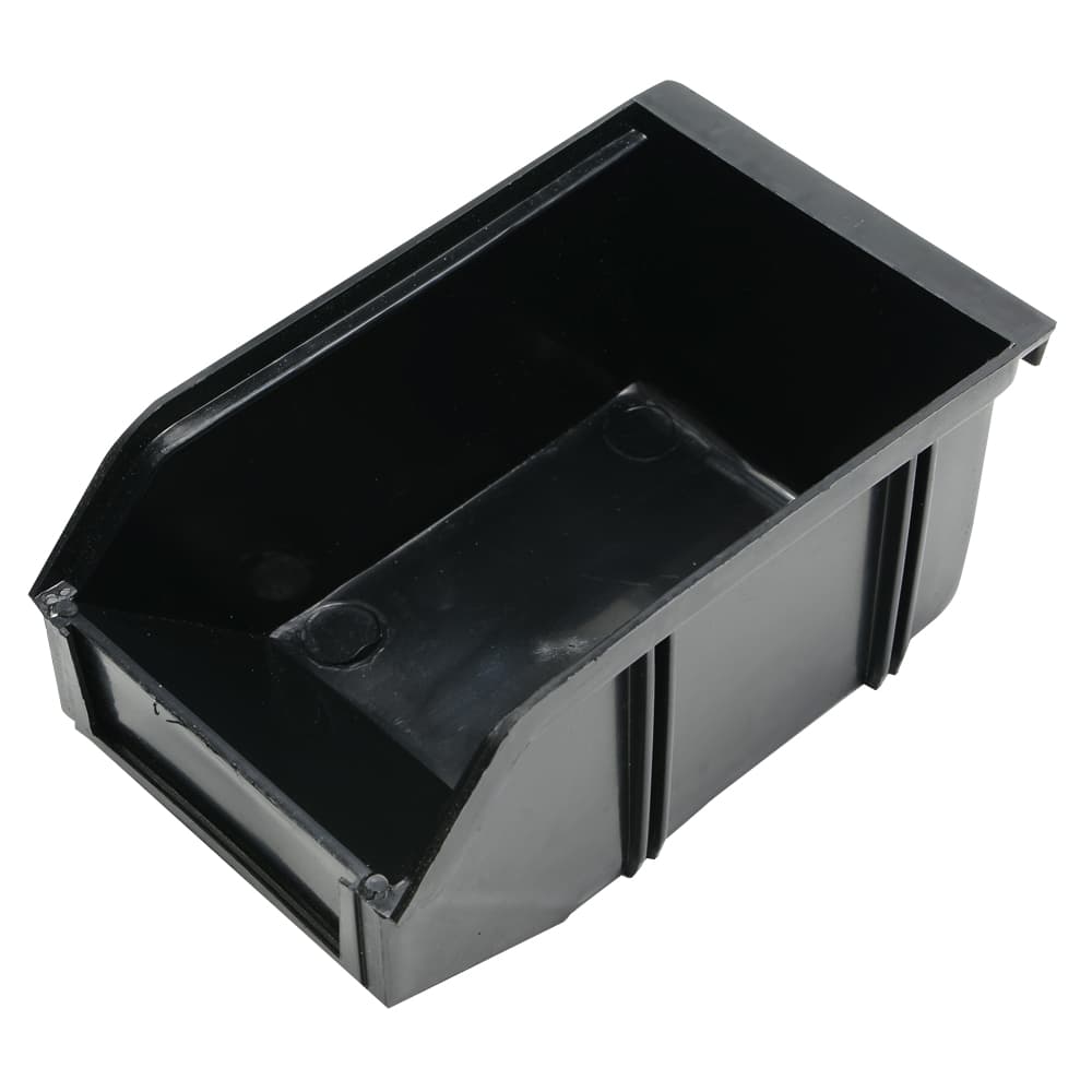 パーツボックス 収納ケース パーツトレー 小型コンテナ ブラック 収納箱 アイテムコンテナ かご 籠 カゴ ストッカー 収納ボックス 保管 作業場 小物入れ 容器 物入れ BOX