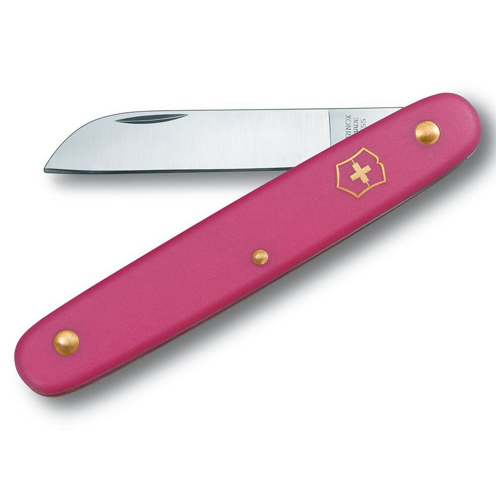 VICTORINOX 折りたたみナイフ フローリスト ストレート [ ピンク ] 39051 アーミーナイフ | Victorinox フラワーナイフ 園芸ナイフ 剪定ナイフ フローリストナイフ 園芸用ナイフ ガーデニング用ナイフのサムネイル