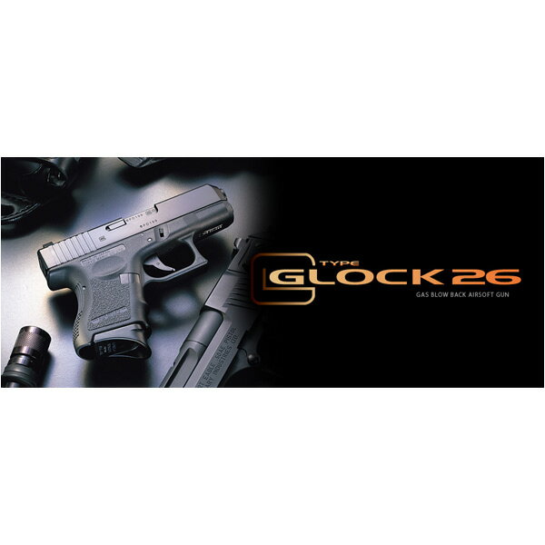 東京マルイ ガスブローバック Glock 26 サブコンパクト グロック GLOCK26 | TOKYO MARUI ハンドガン 抹消 ピストル ガス銃 18才以上用 18歳以上用 オートピストル 自動拳銃 自動式拳銃 オートマチックピストル 遊戯銃 ガスガンのサムネイル