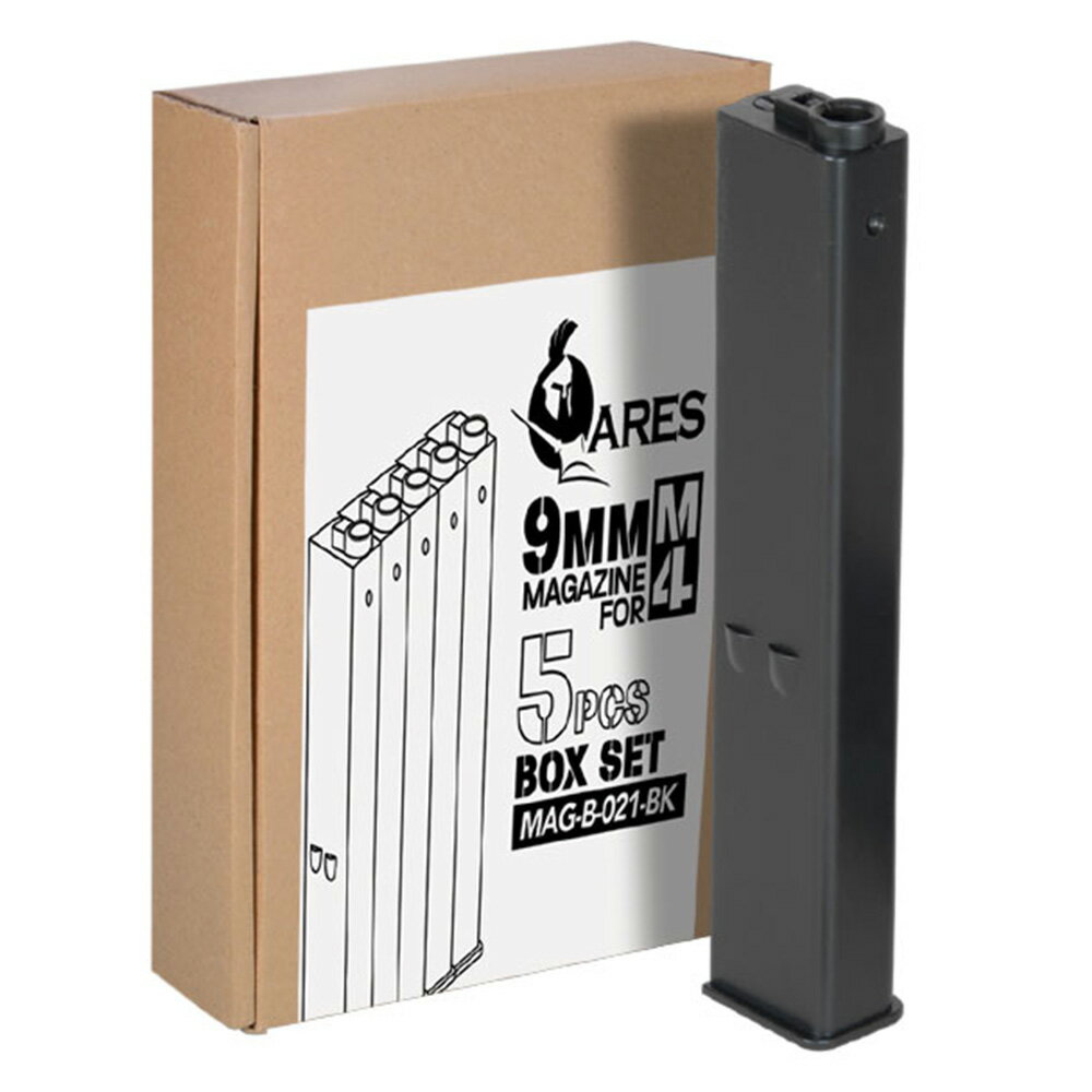 ARES ڥޥ 5ܥå 45Ϣ 9mmޥ MAG-B021-BK 쥹 ޥ󥻥å 9mmޥ 饤ե...