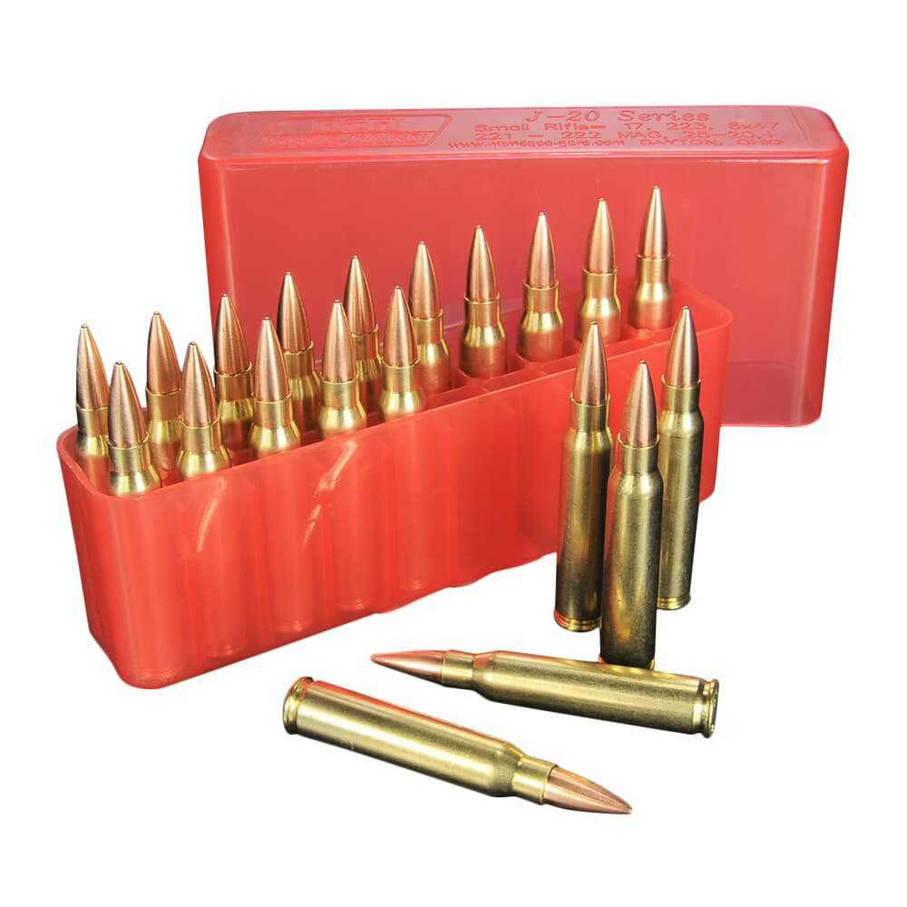 RIGHT リアルダミーカート 5.56×45mm NATO弾 20発セット プラケース付き 模造弾 模擬弾 ダミーカートリッジ ライト 5.56mm DUMMY CARTRIDGES 20発入り プラBOX入り