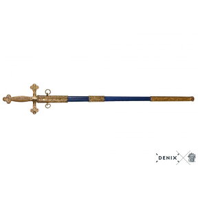 DENIX 4119 メイソンリーシンボリックスオード 模造刀 レイピア デニックス Masonic Sword rapier レプリカ トレーナー 模造ナイフ 樹脂ナイフ 練習用 CQC CQB 友愛結社 プロビデンス 西洋剣 西洋武具 レプリカ刀 レプリカソード 刀剣模型 模型刀剣 美術刀 模擬刀