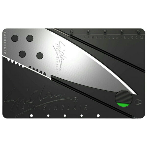 折りたたみナイフ カードシャープ サージカルステンレス [ シルバー ] カードツールナイフ カードナイフ ナイフカード