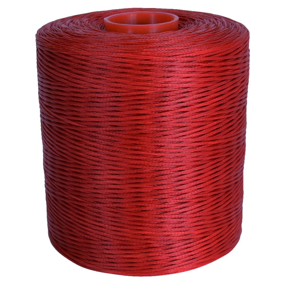 ワックスコード 蝋引き紐 560m レザークラフト用 [ レッド ] 蝋引き糸 ロウ引き ハンドメイド 手芸 手..
