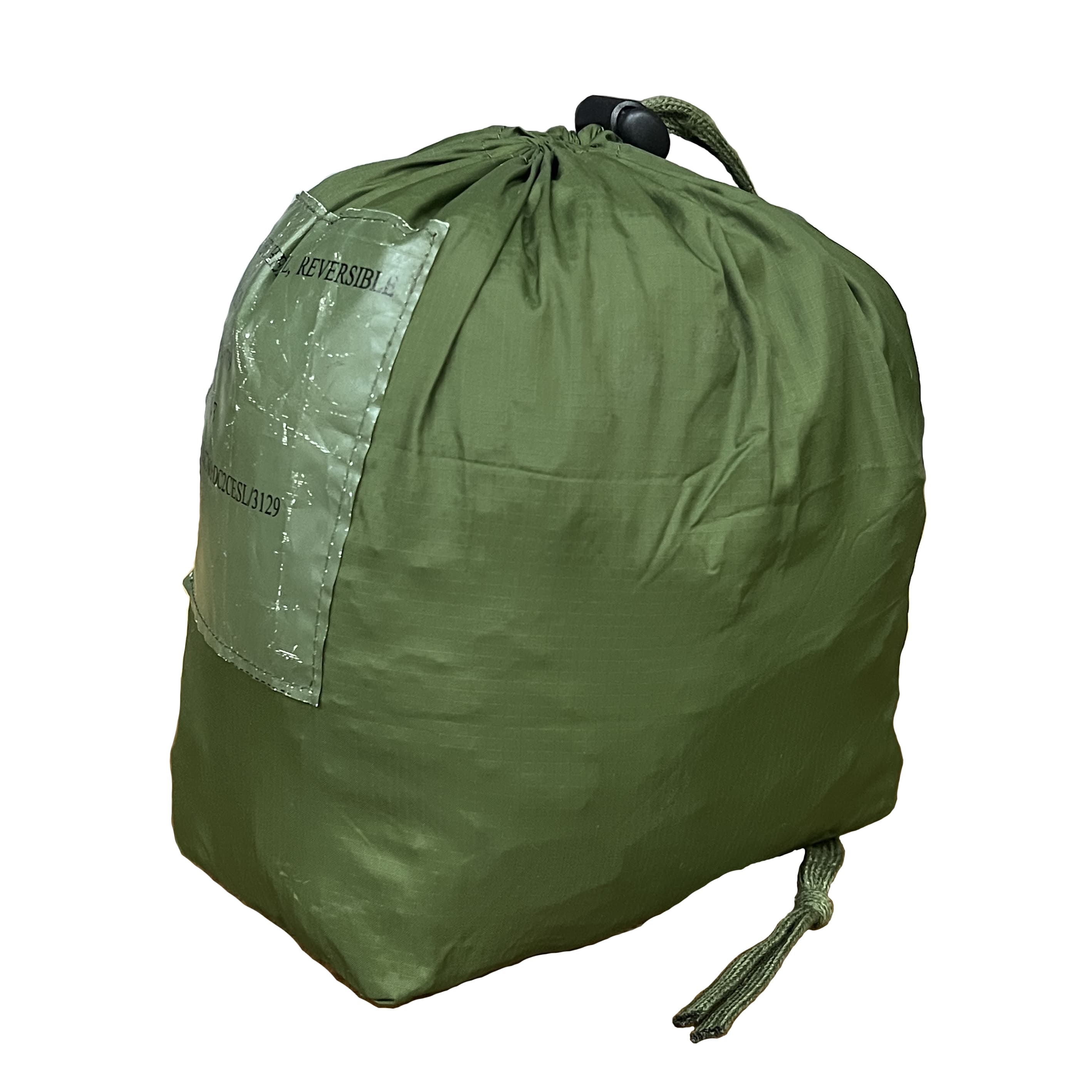 イギリス軍放出品 スタッフバッグ 収納袋 サーマルリバーシブルジャケット・パンツ用 OD [ 可 / 2 ] ランドリー袋 ランドリーケース 洗濯物入れ 洗濯袋 洗濯用袋 洗濯バッグ ランドリーポーチ 脱衣袋 衣類収納バッグ イギリス軍サープラス イギリス軍実物