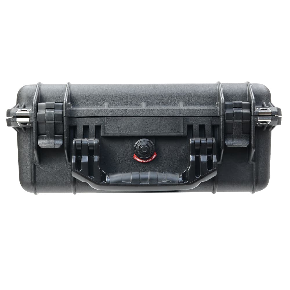 ミリタリーショップ レプマートのPELICAN ハードケース 1450 ミディアム Protector フォーム付き PL-1450-000-110 [ ブラック ] プラスチック 樹脂製 ハード エアガンハードケース エアガンケース ハンドガンケース ピストルケース ピストル収納箱 ピストル収納ケース 大きい ビッグサイズ ジャンボサイズ｜アングル2