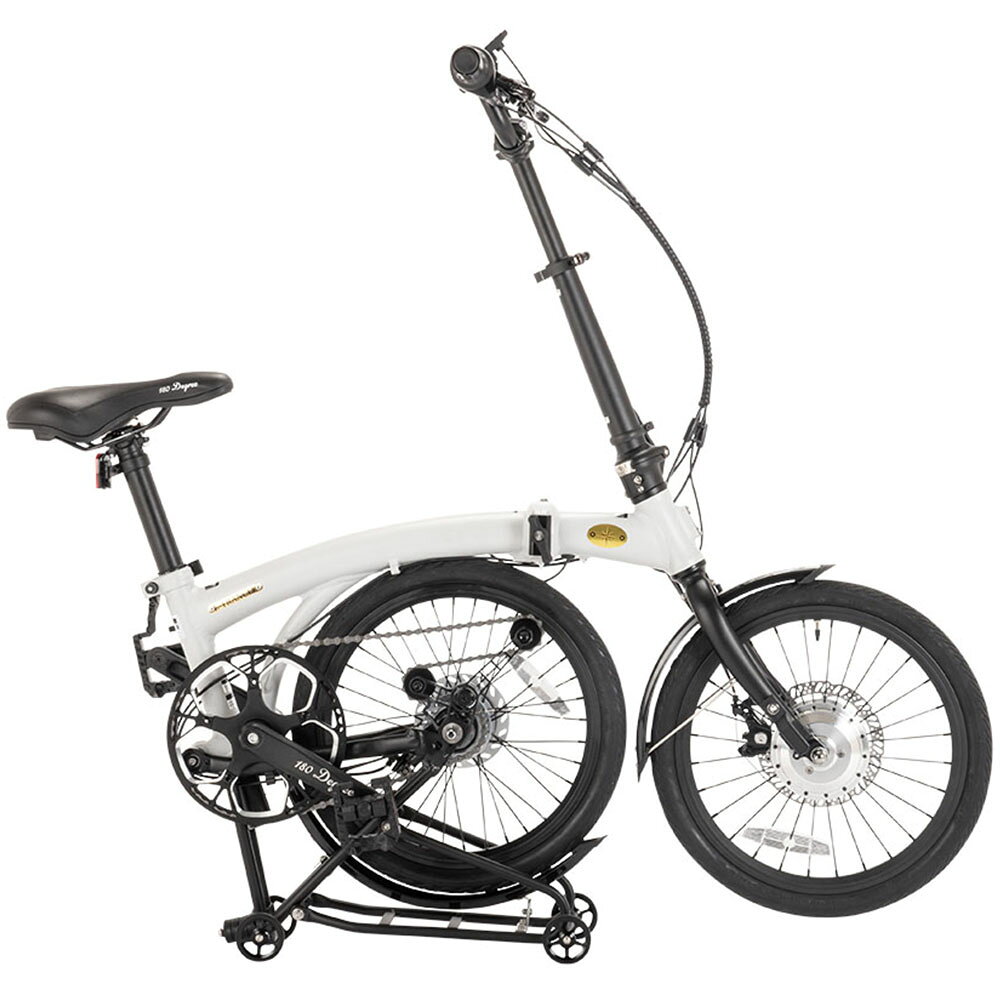 OTOMO 折畳電動自転車 180Degree E-TRANCLE マットグレージュ 67530 折りたたみ自...