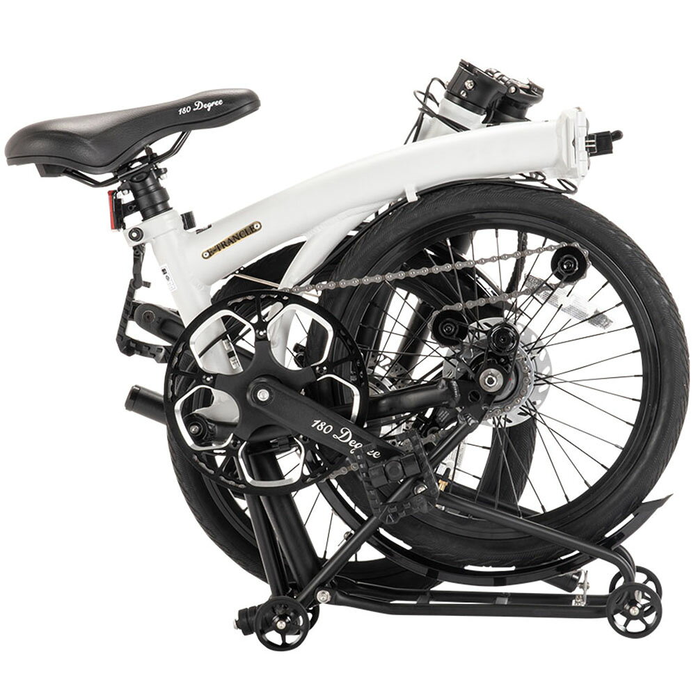 OTOMO 折畳電動自転車 180Degree E-TRANCLE マットグレージュ 67530 折りたたみ自...