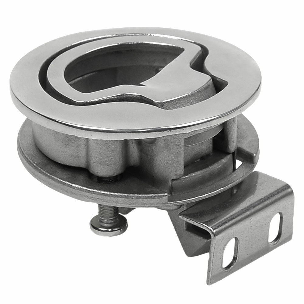 ハッチ金具 ラッチロック 鏡面仕上げ ステンレス製 キャンピングカー用品 DIY 自作 車中泊 モー ...