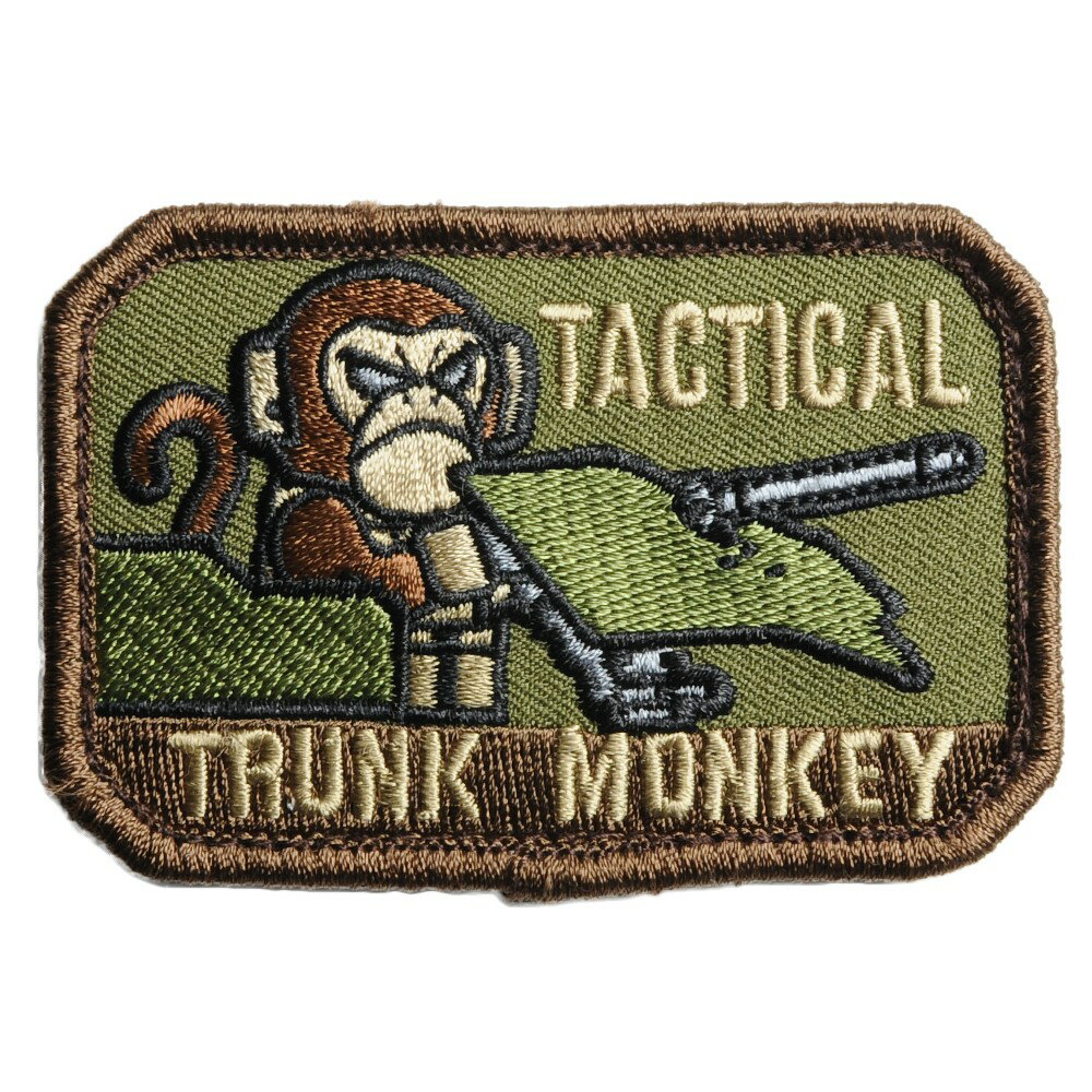 楽天ミリタリーショップ レプマートMIL-SPEC MONKEY パッチ Tactical Trunk Monkey ベルクロ付き [ フォレスト ] MSM ミルスペックモンキー TACTICAL TAILOR タクティカルテイラー ミリタリーワッペン ミリタリーパッチ アップリケ タクティカル トランクモンキー スリーブバッジ