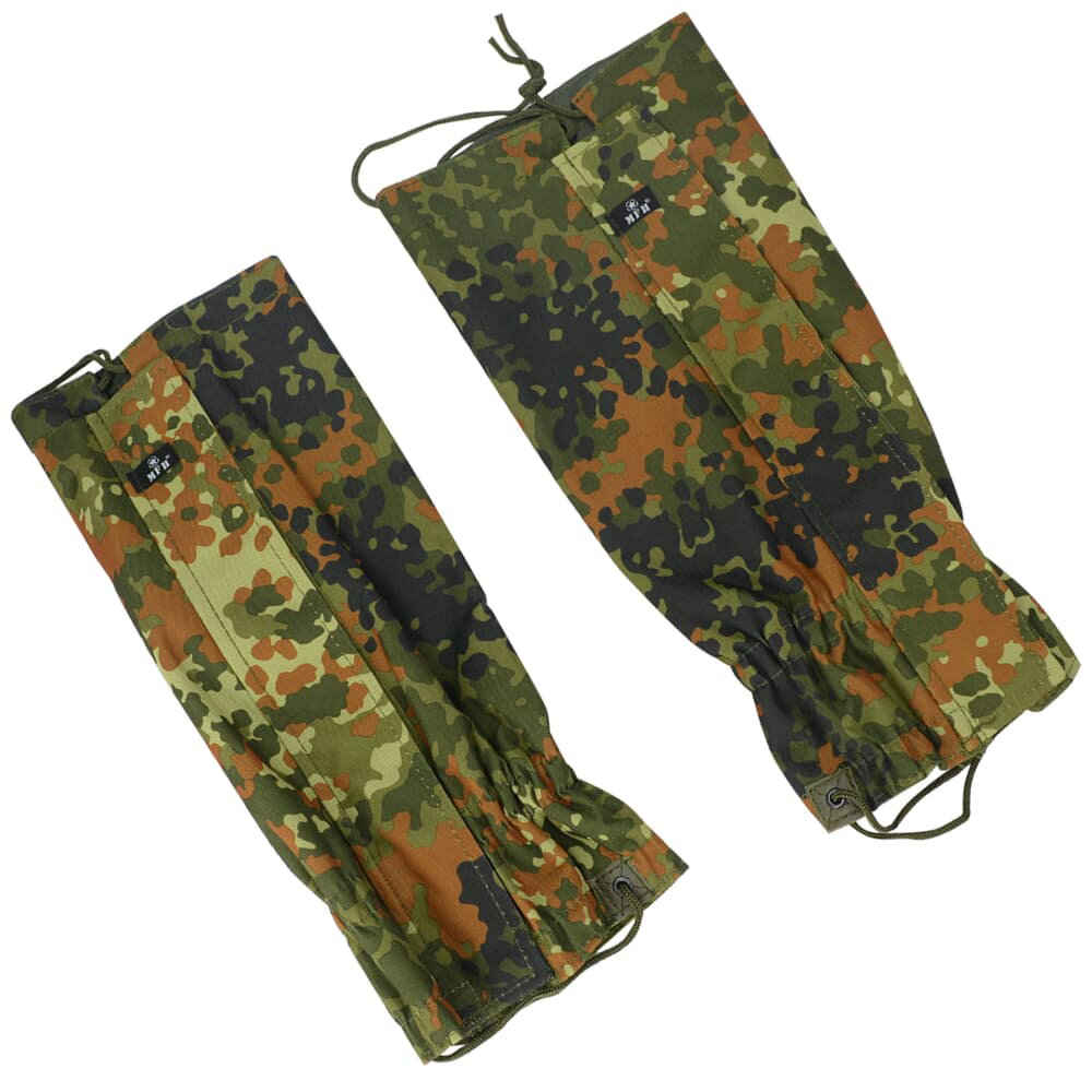 ドイツ軍放出品 ゲイター フレクター迷彩 ドイツ連邦軍 ゲートル レギンス 脚絆 [ デッドストック ]