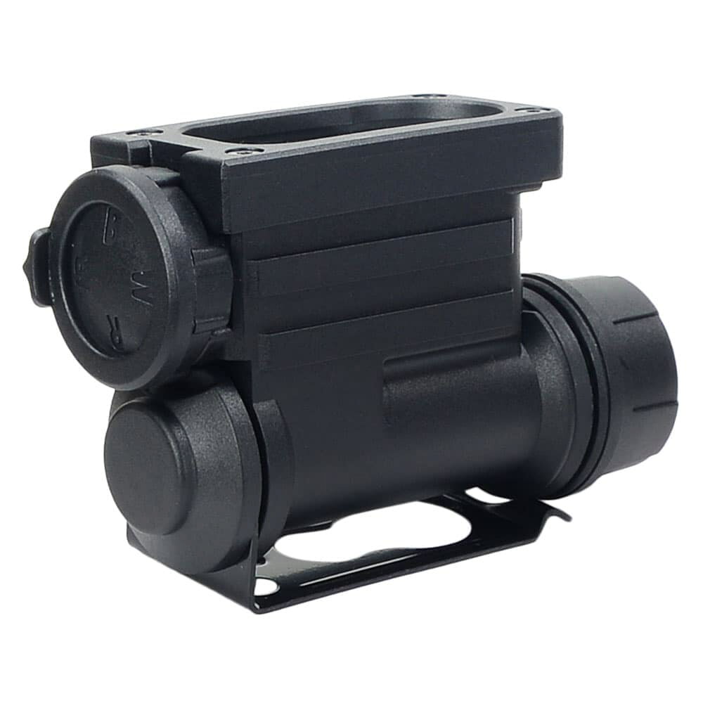 ミリタリーショップ レプマートのWADSN ヘルメットライト SW CP II ハンズフリー 4色LEDライト WD05002 [ ブラック ] 懐中電灯 キャップライト ヘッドランプ ヘッドライト ヘッドマウントライト ヘッドギアライト 頭部ライト 作業用 作業灯 安全帽ライト ハンズフリーライト ワークライト 登山ライト｜アングル2