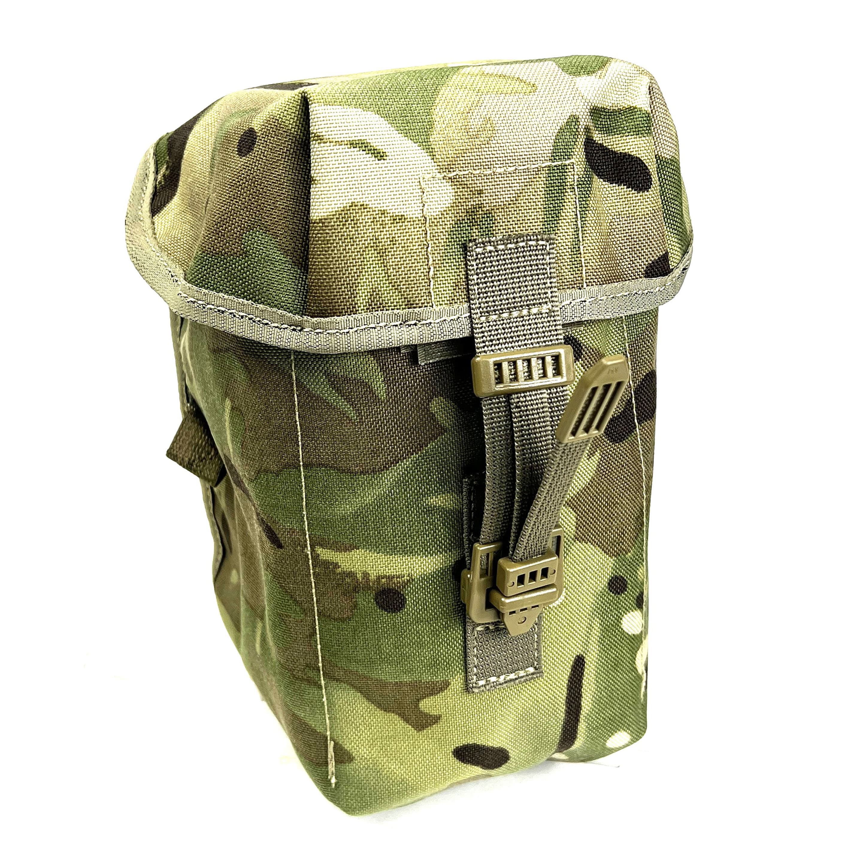 イギリス軍放出品 ボトルポーチ PLCE装備 MTP迷彩 [ 良い ] ナルゲンボトルポーチ 水筒ポーチ ボトルケ..