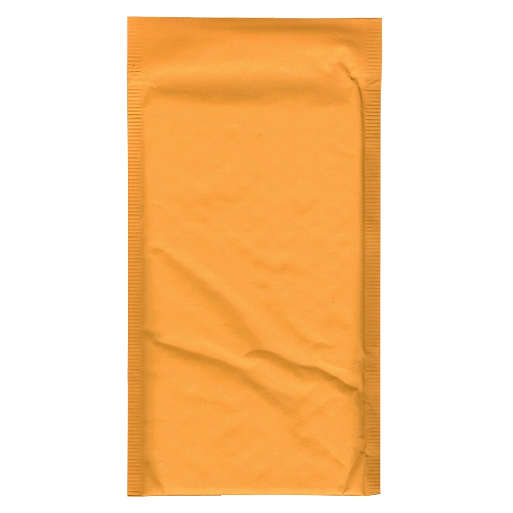 クッション封筒 B6縦長サイズ テープ付 オレンジ [ 50枚セット ] 梱包資材 梱包用品 発送資材 荷造り資材 荷造り用品 緩衝封筒 エアキャップ封筒 プチプチ付き 緩衝材入り 梱包封筒 保護封筒 店舗備品 ラッピング 店舗グッズ 店舗資材 店舗装飾 ショップ用品