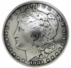 モルガンコンチョ レプリカ ダラー 1ドル硬貨 ...の商品画像