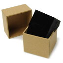 ギフトボックス 貼り箱 5×5×4cm アクセサリーケース [ ブラウン / 10個セット ] プレゼントボックス ジュエリーBOX 厚紙 スポンジ付き ラッピング パッケージ 無地 収納 梱包資材 梱包用品 発送資材 荷造り資材 荷造り用品