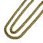 喜平チェーン 真鍮製 クラフトパーツ 2面カット 環サイズ約16×13mm [ 1m ] キヘイチェーン アクセサリー ネックレス ウォレットチェーン くさり クサリ