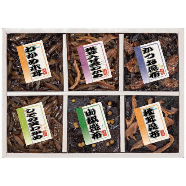【送料無料・包装無料・のし無料】廣川 御昆布 佃煮6品詰合せ 200-34(B5)