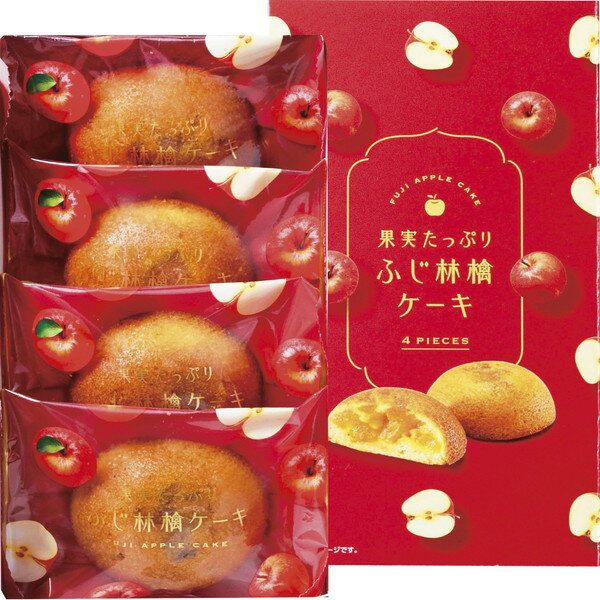【ギフト包装・のし紙無料】　ひととえ 果実たっぷり ふじ林檎ケーキ　RCA-5　(B6)