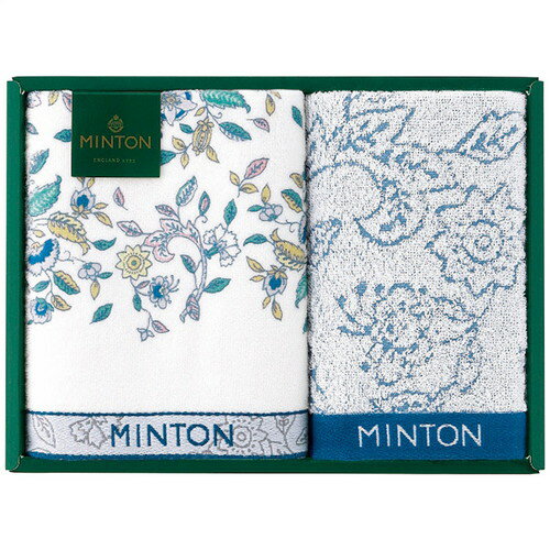 【送料無料・包装無料・のし無料】タオル美術館 ミントン フェイス・ウォッシュタオルセット 05-3469200(A4)