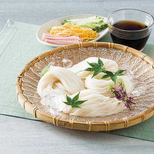 【送料無料・包装無料・のし無料】手延素麺揖保乃糸(つゆ付) YKC-40(B4)