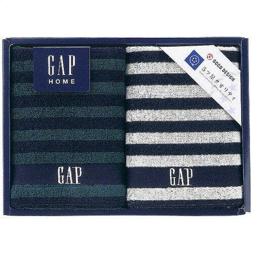 【ギフト包装・のし紙無料】タオル美術館 GAP HOME ウォッシュタオル2枚セット 54-3049150(B5)