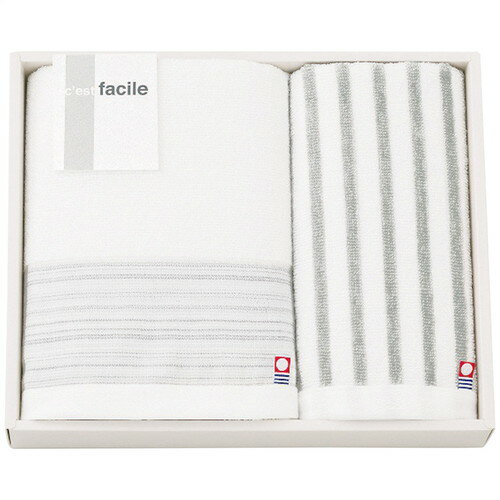 Rakuten - 【ギフト包装・のし紙無料】ファシール 今治フェイス・ウォッシュタオルセット FCL-200N(A4)