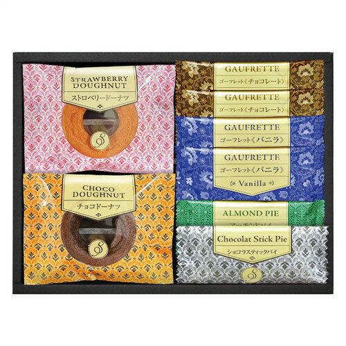 【ギフト包装・のし紙無料】Senjudo ゴーフレット・焼ドーナツ スイーツセレクト GFD-15(B5)