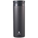 【ギフト包装・のし紙無料】カクセー パウダーコート ココカフェ真空二重マグ500ml チャコール CC-50C(チャコール)(A5)