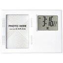 【ギフト包装・のし紙無料】サンウエイ デジタルクロック(フォトフレーム付) SW-227(B6)