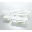 【送料無料・包装無料・のし無料】ハリオ 耐熱ガラス製保存容器4点セット KSTL-4004-OW(A4)