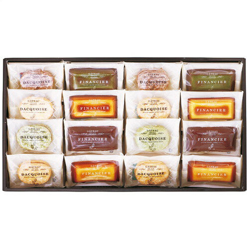 【送料無料・包装無料・のし無料】井桁堂 自家挽きアーモンドのガトーセレクション 16個入 GS16(B4)