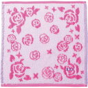 【ギフト包装・のし紙無料】アーヴェーヴェー 婦人タオルハンカチ 薔薇ピンク AVT-06PIPI(B5)