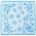 【ギフト包装・のし紙無料】アーヴェーヴェー 婦人タオルハンカチ 薔薇ブルー AVT-06BLBL(B5)